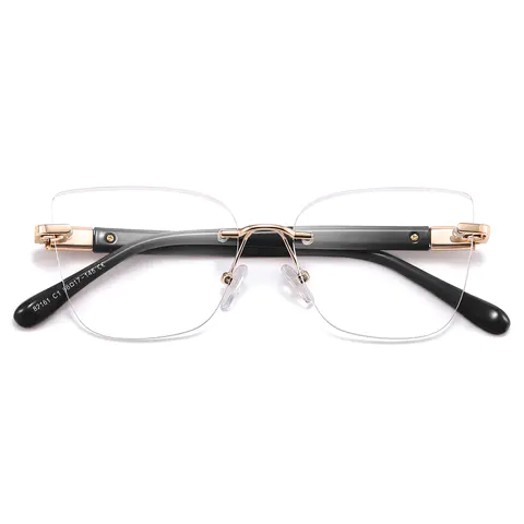 Square Black Eyeglasses