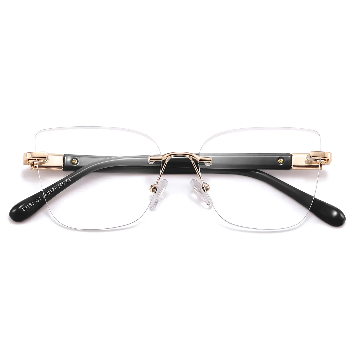 Square Black Eyeglasses