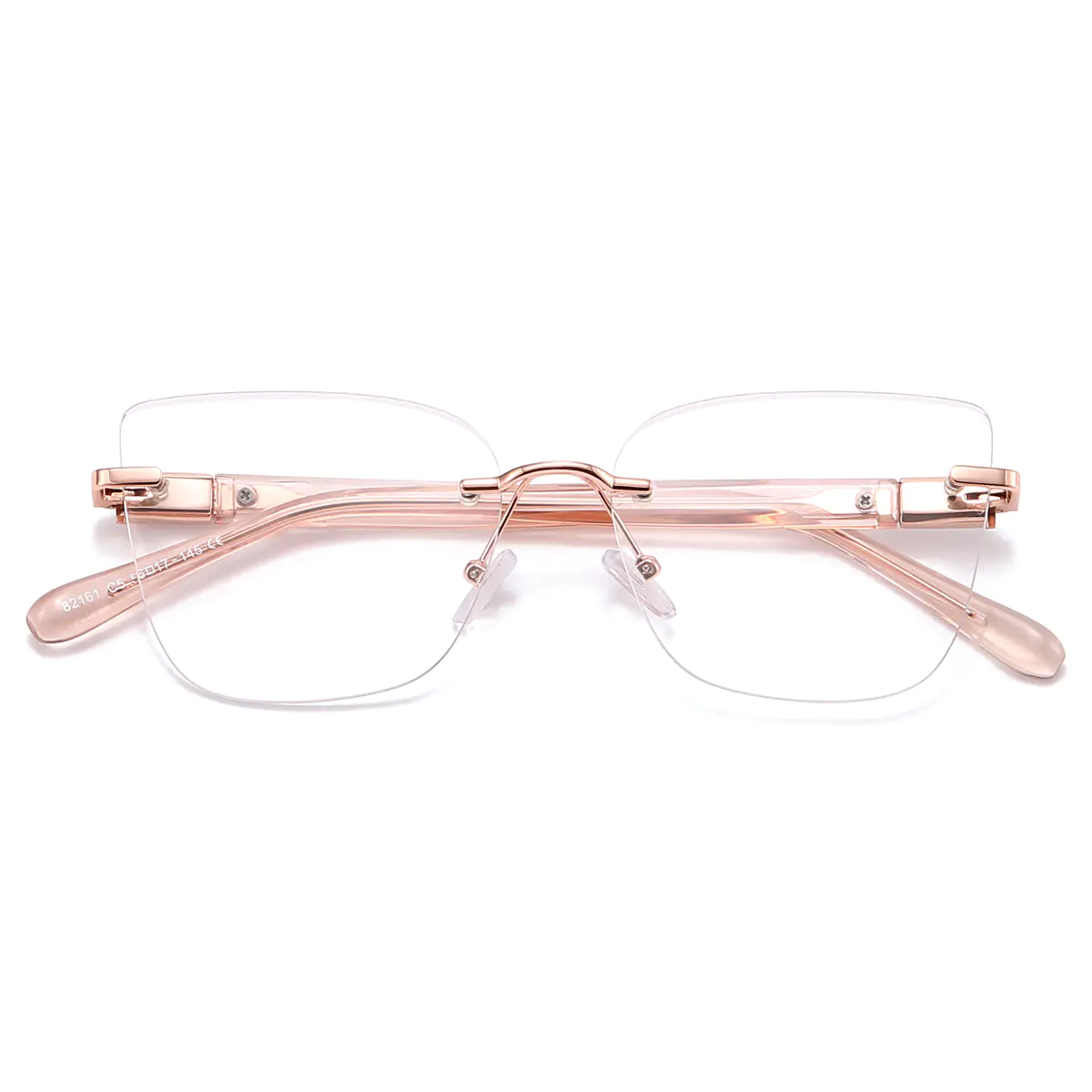 Square Rose Gold Eyeglasses