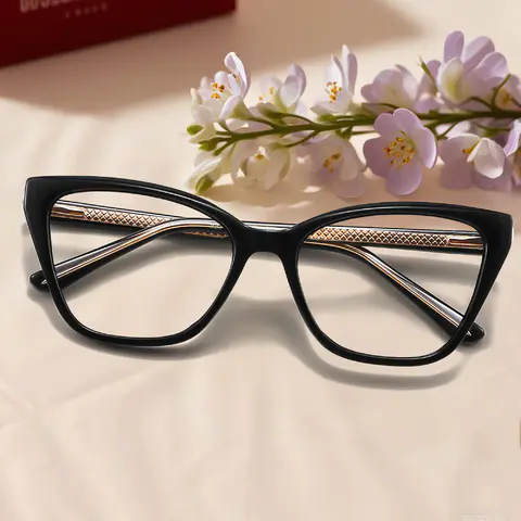 Cat-eye Black Eyeglasses
