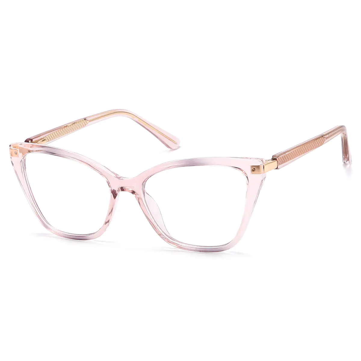 Cat-eye Pale Pink Eyeglasses