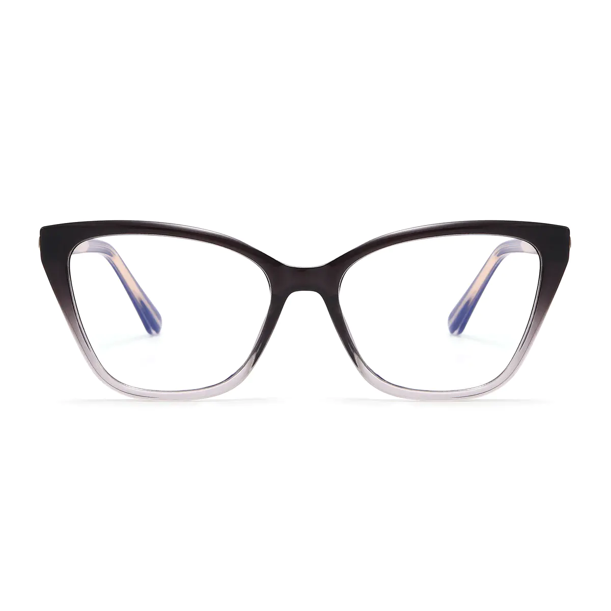 Cat-eye Black/White Eyeglasses