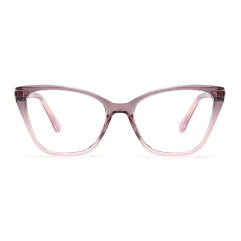 Cat-eye Gradient Gray Eyeglasses