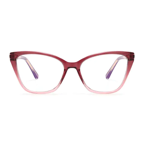 Cat-eye Gradient Pink Eyeglasses