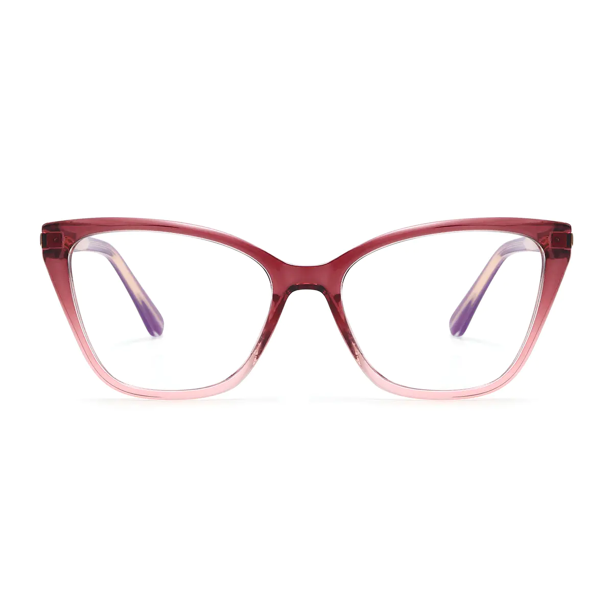 Cat-eye Gradient Pink Eyeglasses