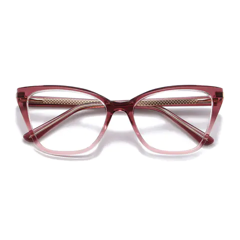 Cat-eye Gradient Pink Eyeglasses