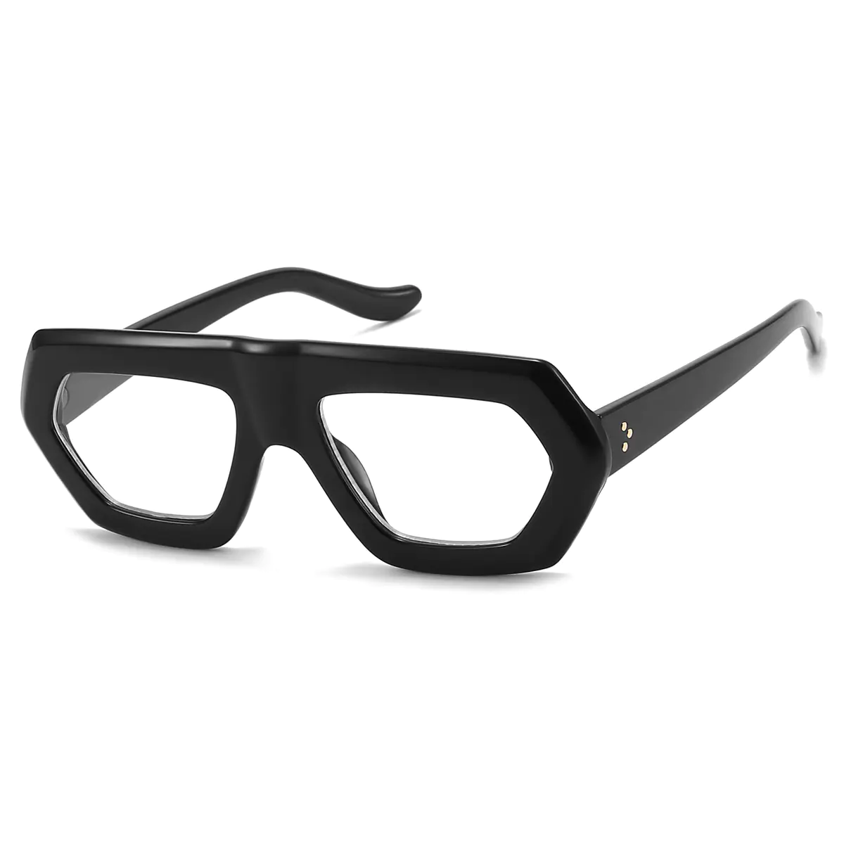 Aviator Black Eyeglasses