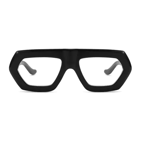 Aviator Black Eyeglasses
