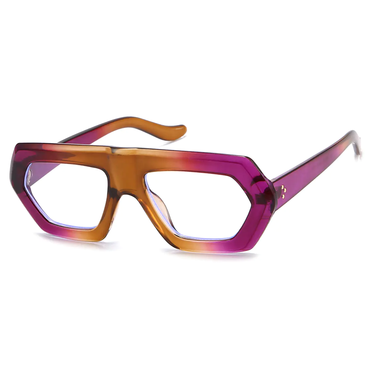 Aviator Gradient Pink Eyeglasses