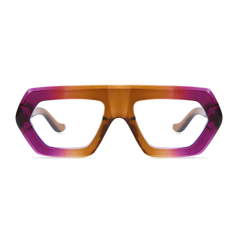 Aviator Gradient Pink Eyeglasses