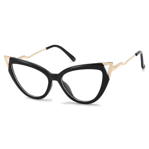 Cat-eye Black Eyeglasses