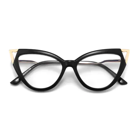 Cat-eye Black Eyeglasses