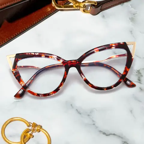 Cat-eye Tortoiseshell Eyeglasses