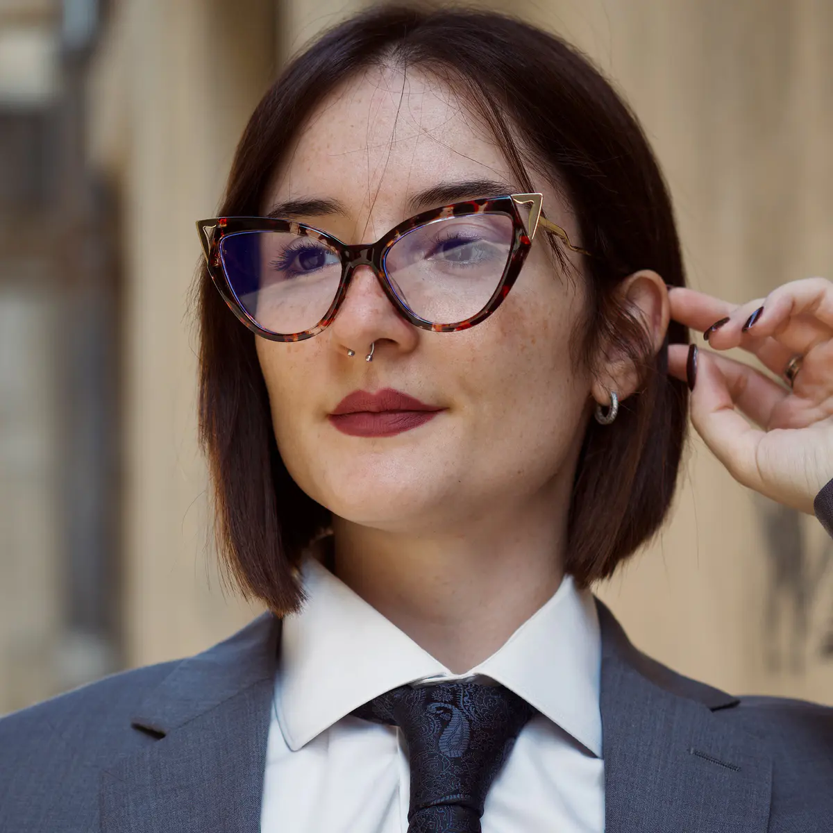 Cat-eye Tortoiseshell Eyeglasses