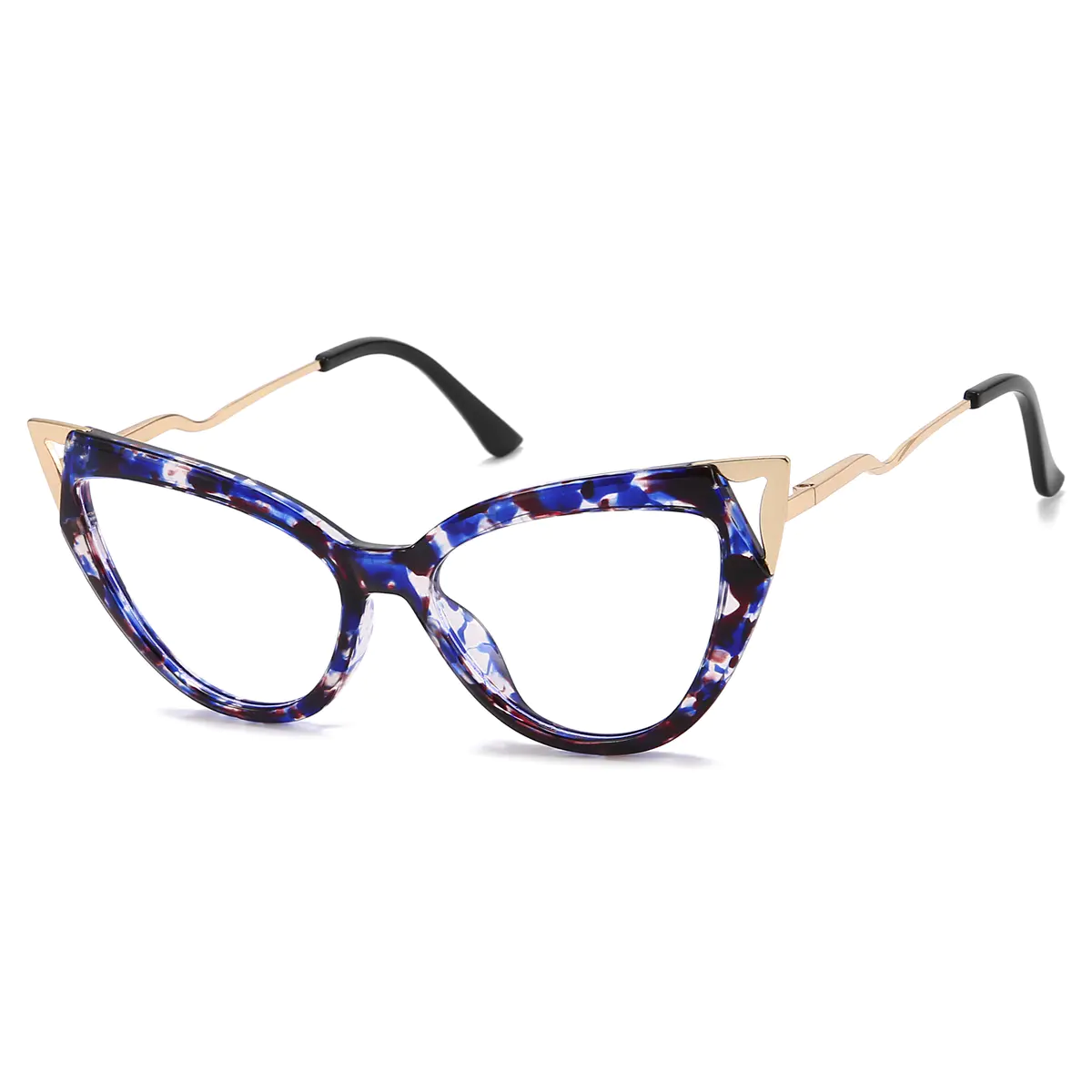 Cat-eye Blue Eyeglasses