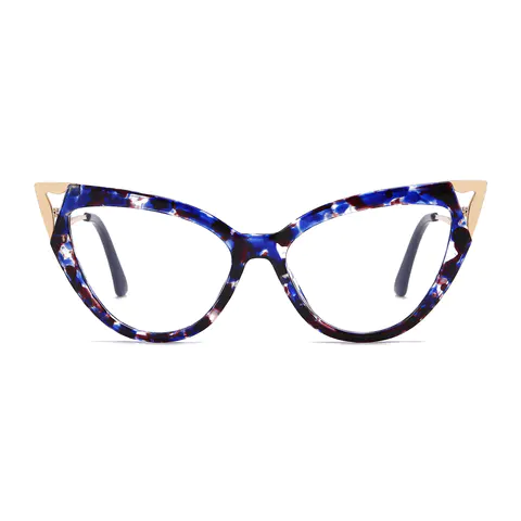 Cat-eye Blue Eyeglasses