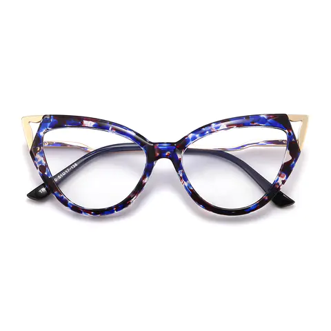 Cat-eye Blue Eyeglasses
