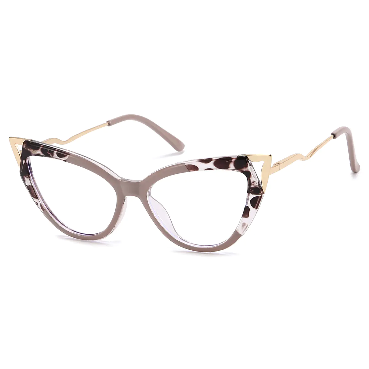 Cat-eye Tortoiseshell/Pink Eyeglasses