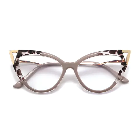 Cat-eye Tortoiseshell/Pink Eyeglasses