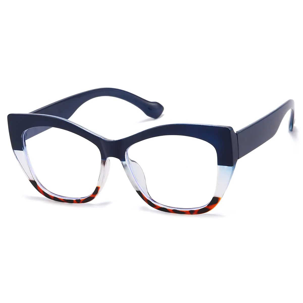 Cat-eye Gradient Blue Eyeglasses