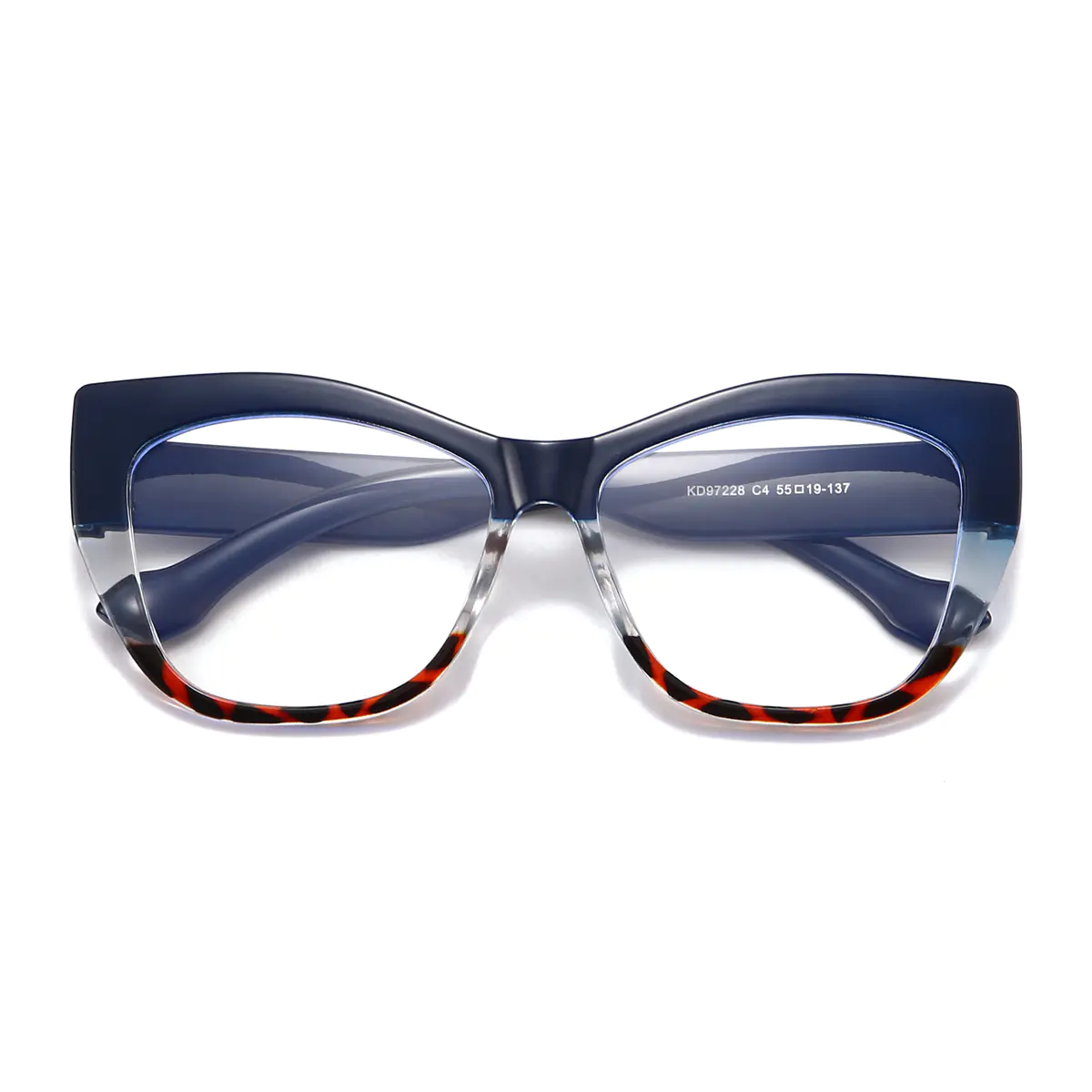 Cat-eye Gradient Blue Eyeglasses