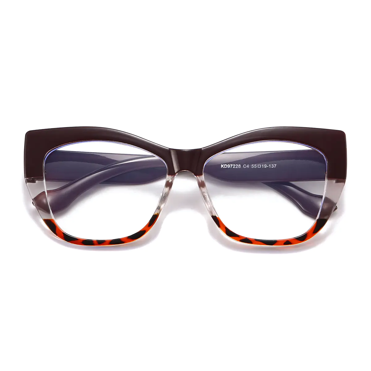 Cat-eye Brown Eyeglasses