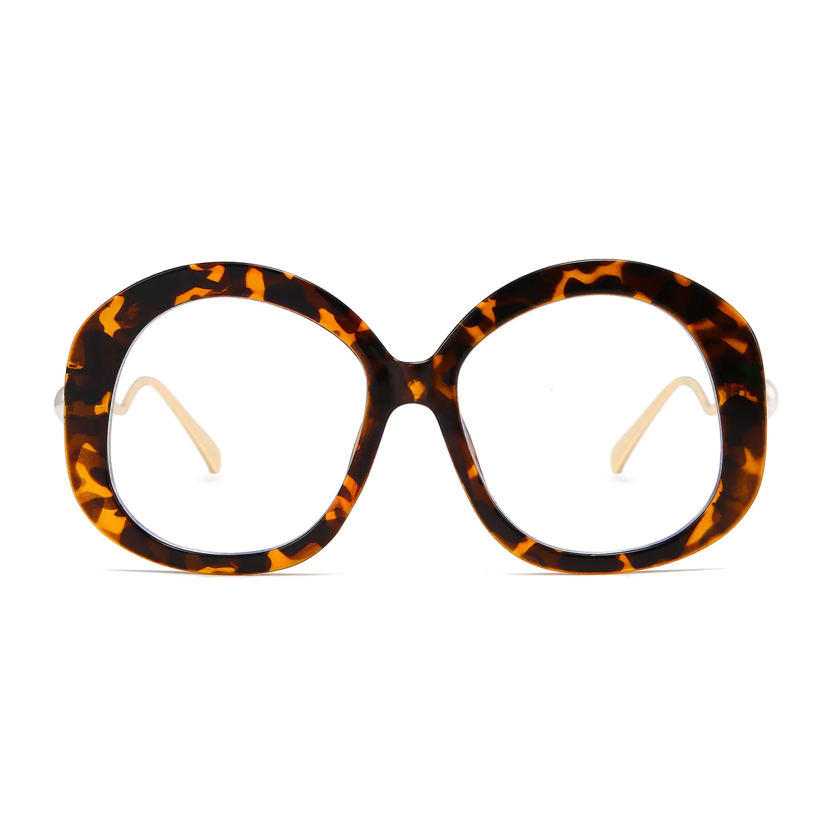 Oval Tortoiseshell Eyeglasses