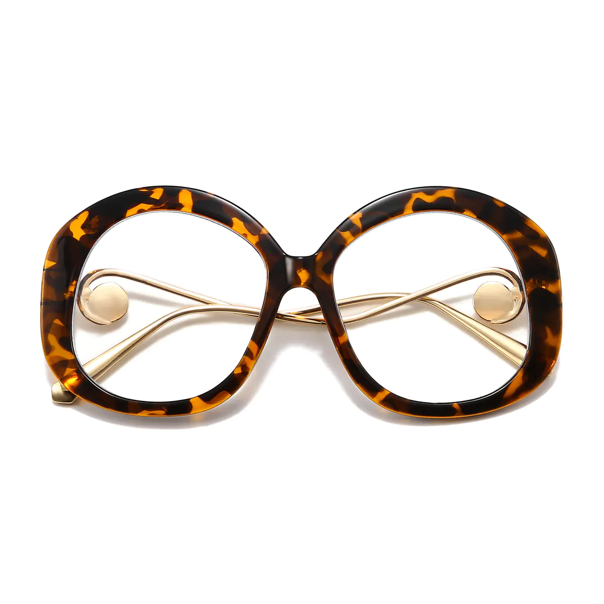 Oval Tortoiseshell Eyeglasses