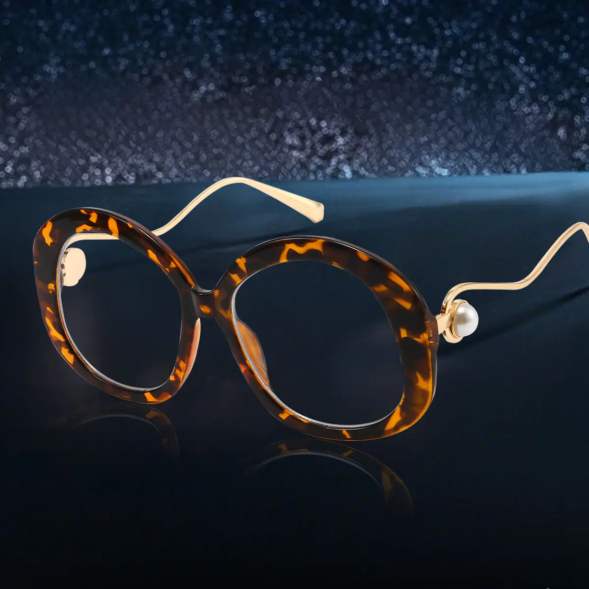 Oval Tortoiseshell Eyeglasses