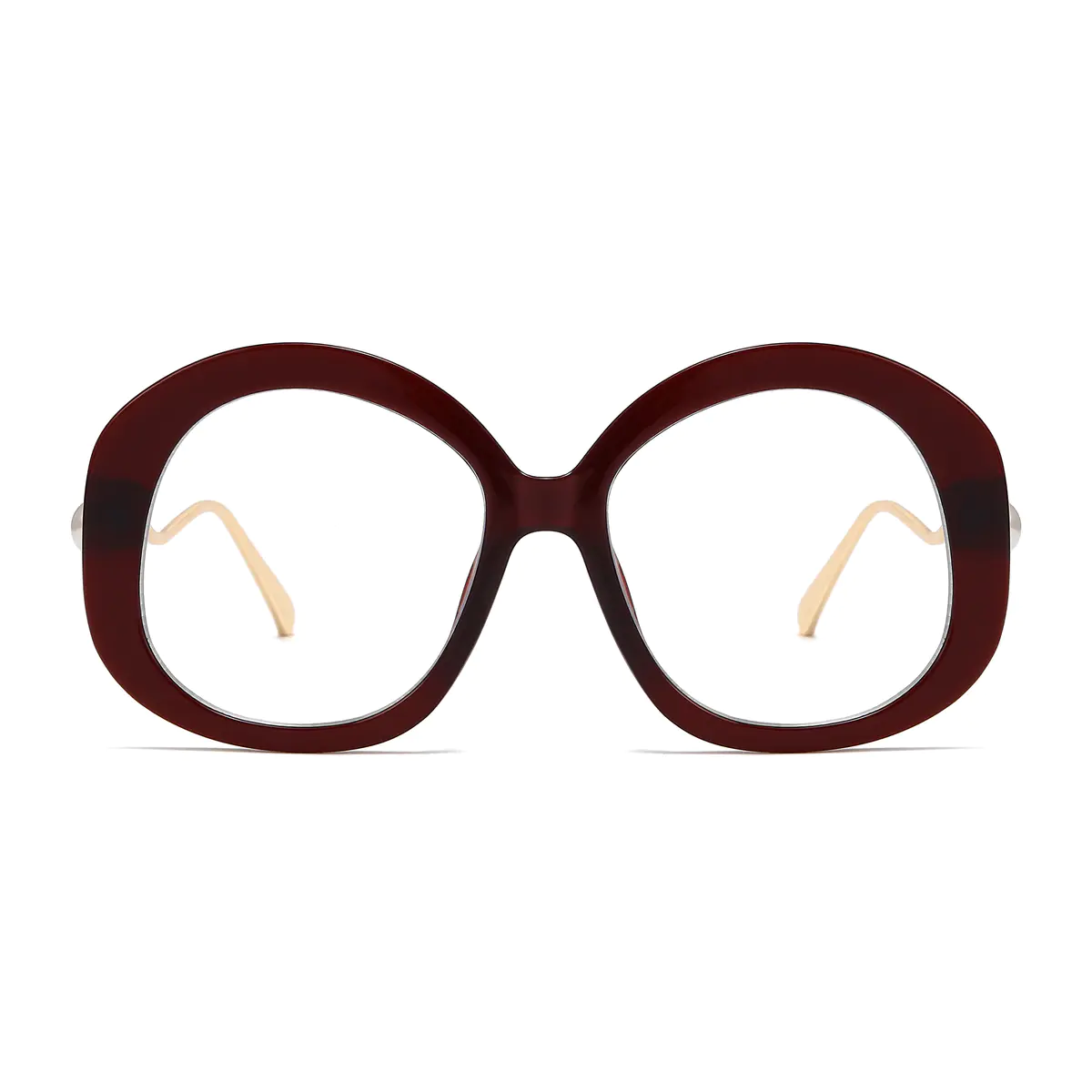 Oval Wine Eyeglasses