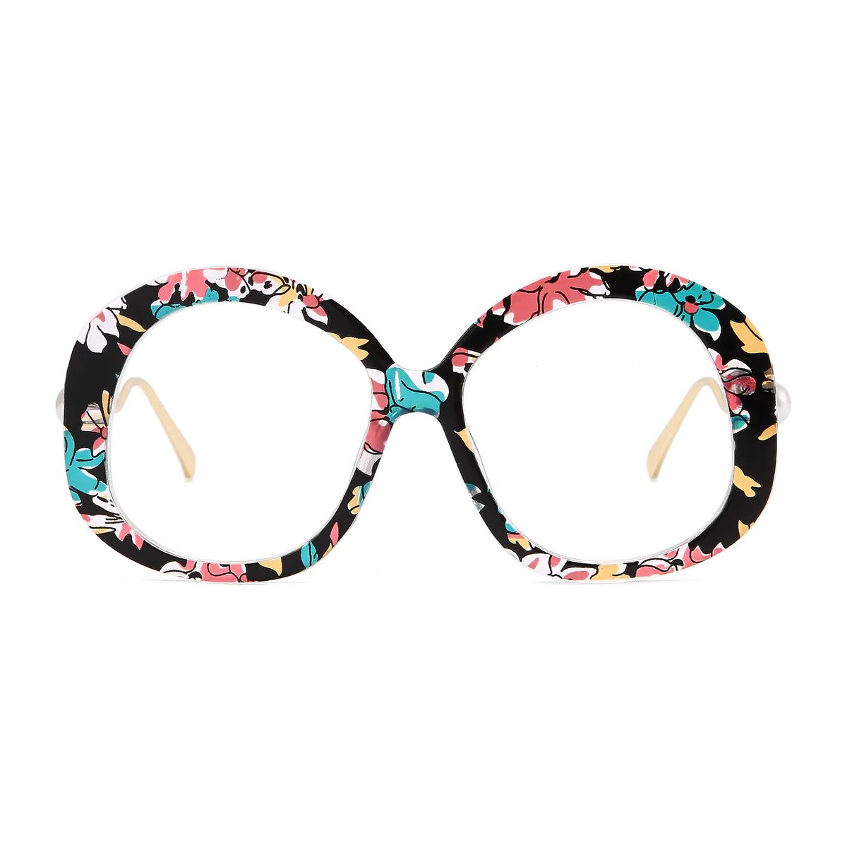 Oval Multicolor Eyeglasses