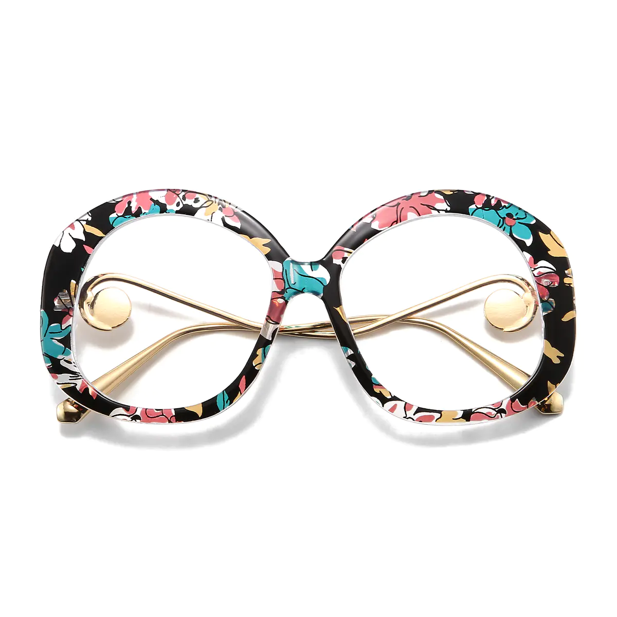 Oval Multicolor Eyeglasses