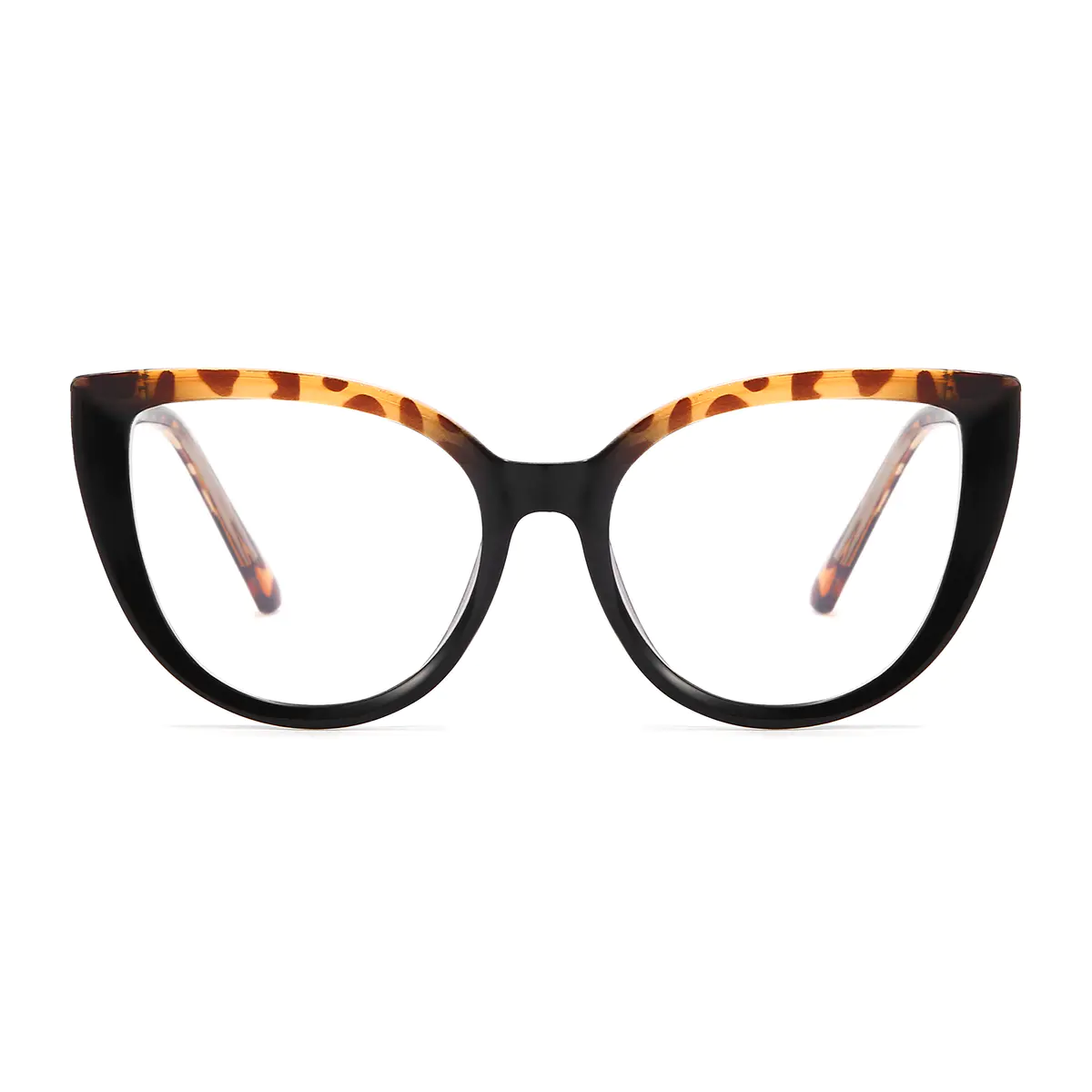Cat-eye Tortoiseshell/Black Eyeglasses