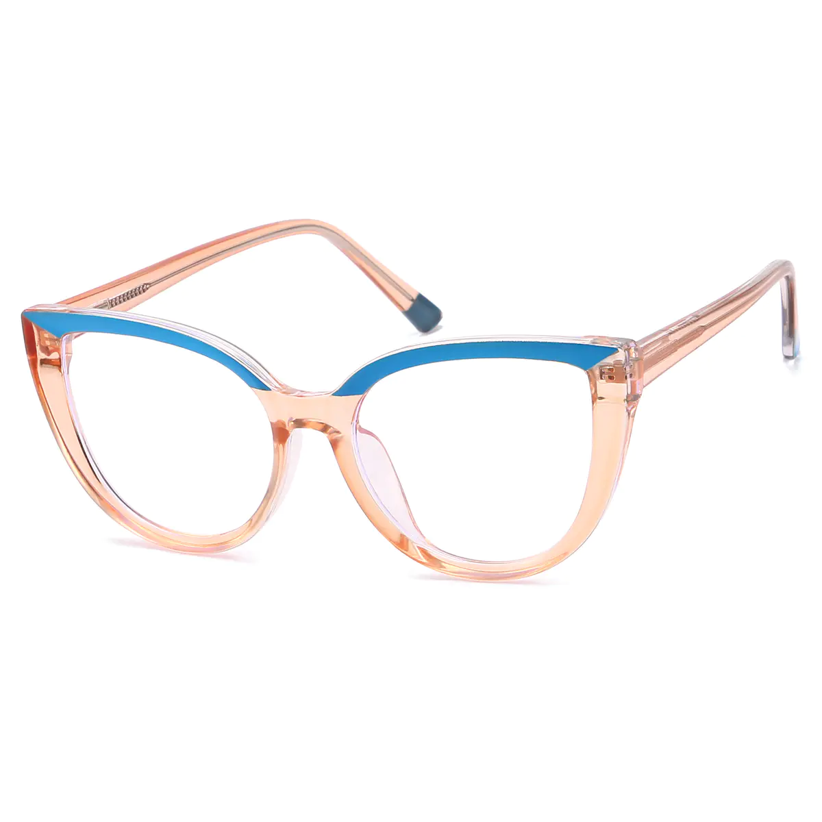 Cat-eye Blue/Pink Eyeglasses