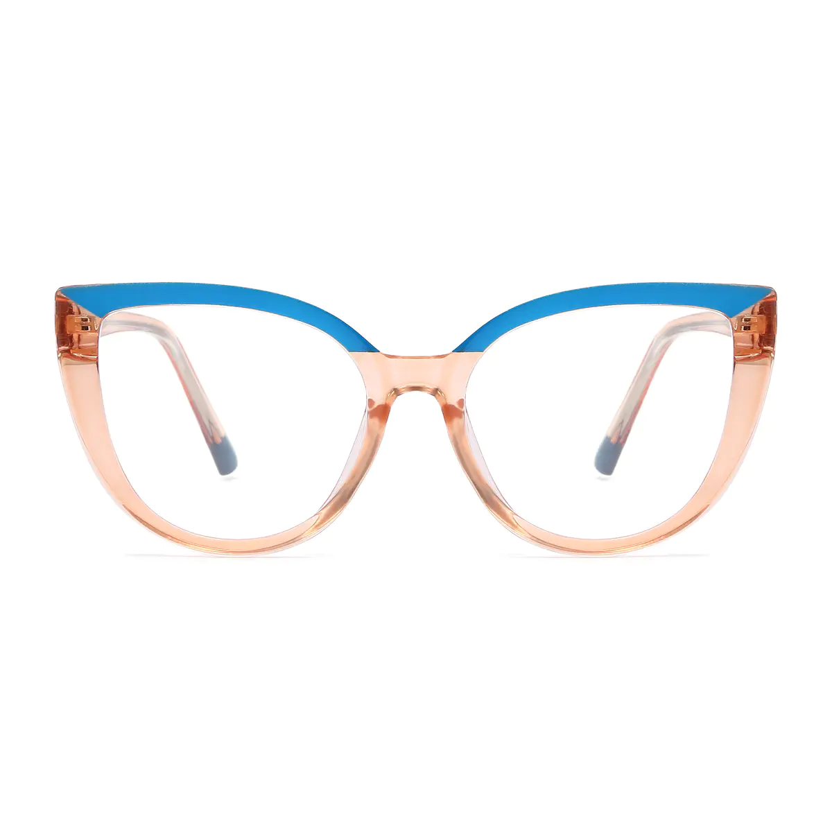 Cat-eye Blue/Pink Eyeglasses