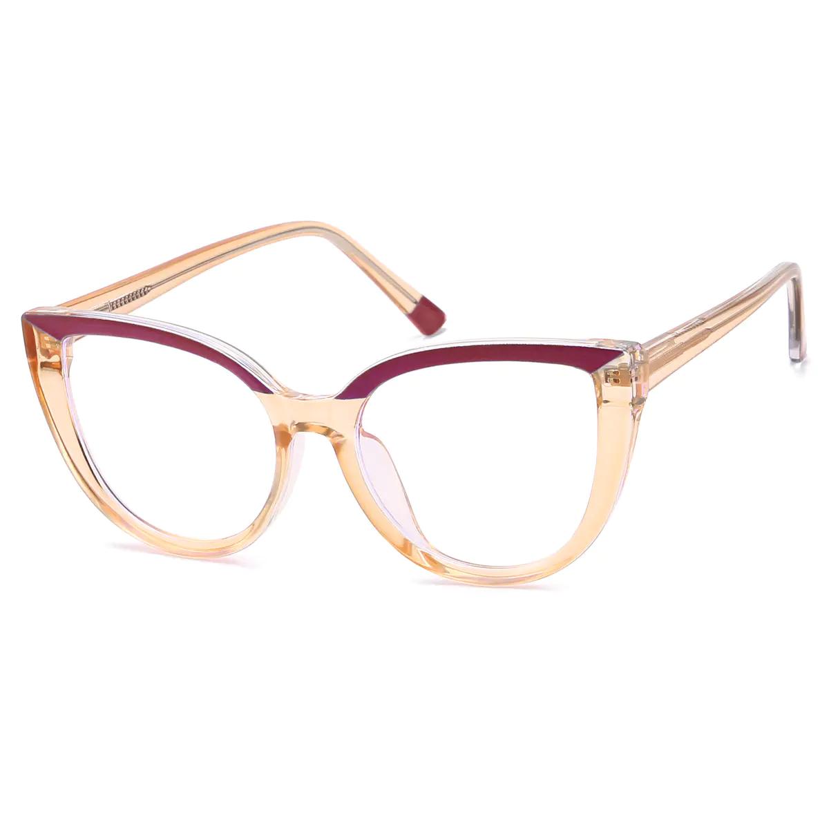 Cat-eye Red/Pink Eyeglasses