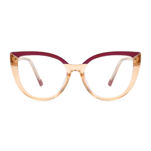 Cat-eye Red/Pink Eyeglasses