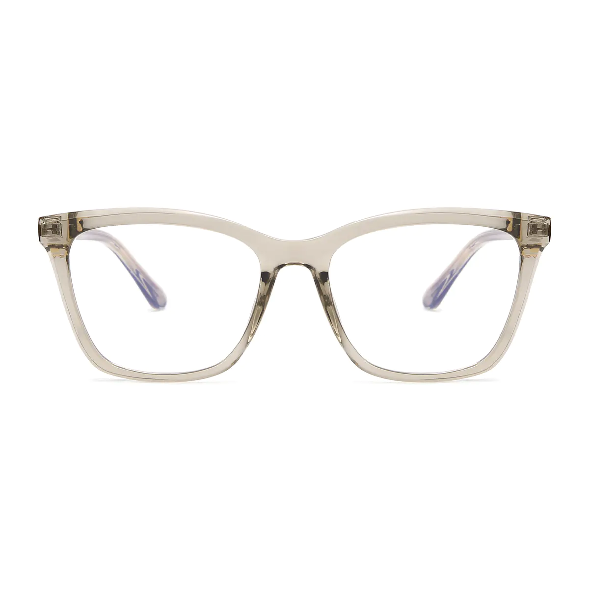 Square Grey Eyeglasses