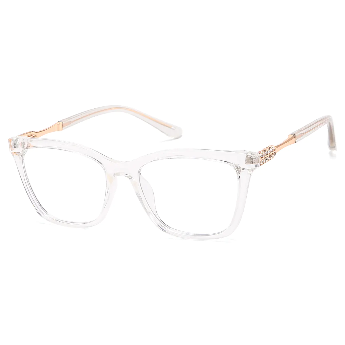 Square Clear Eyeglasses