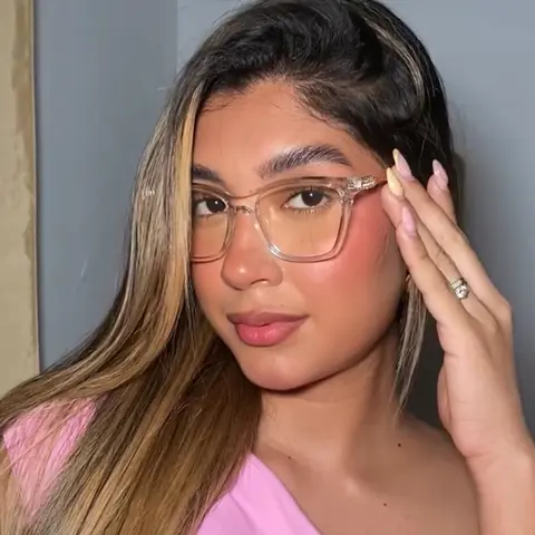 Square Clear Eyeglasses