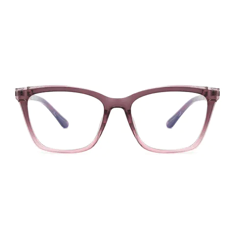 Square Gradient Pink Eyeglasses