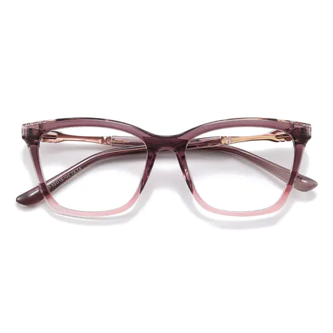 Square Gradient Pink Eyeglasses