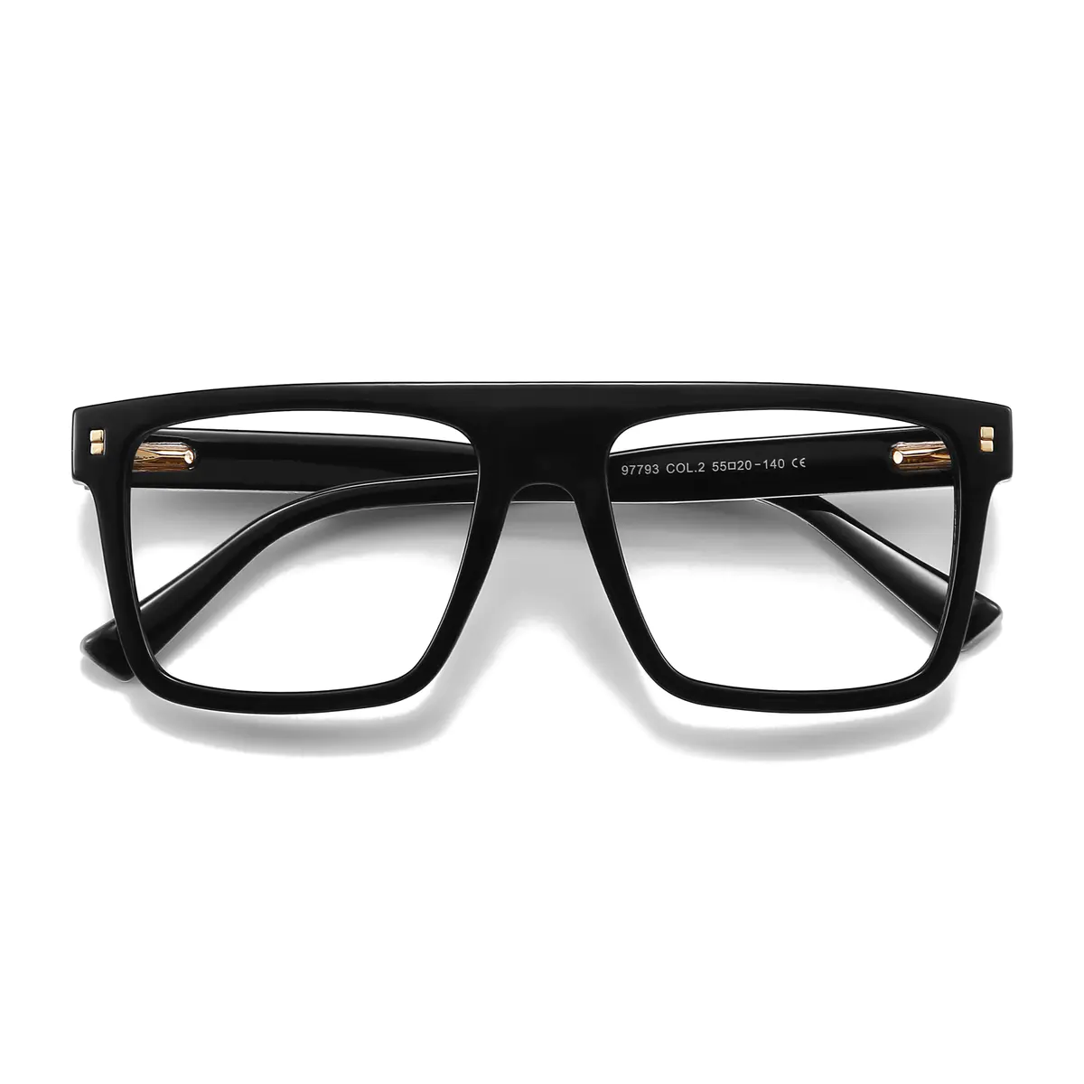 Aviator Black Eyeglasses