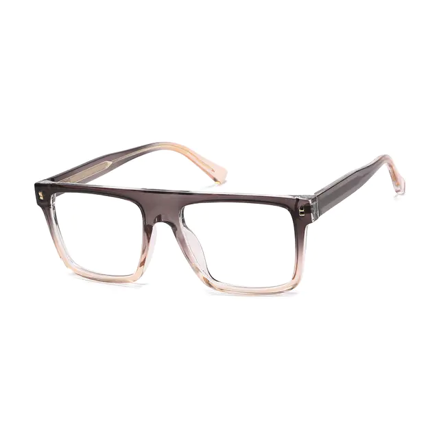 Aviator Brown Eyeglasses