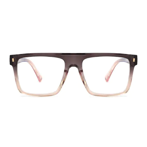 Aviator Brown Eyeglasses