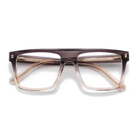 Aviator Brown Eyeglasses