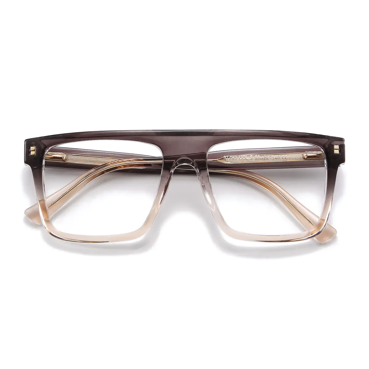 Aviator Brown Eyeglasses