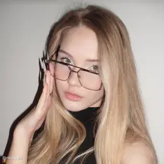 Aviator Black/Gold Eyeglasses