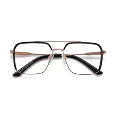 Aviator Black/Gold Eyeglasses