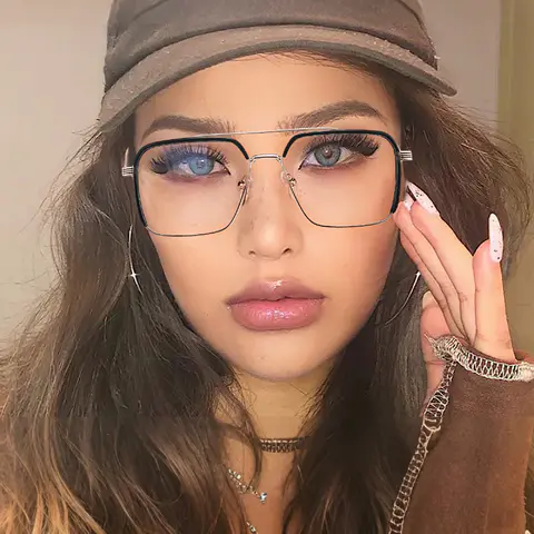 Aviator Blue Eyeglasses